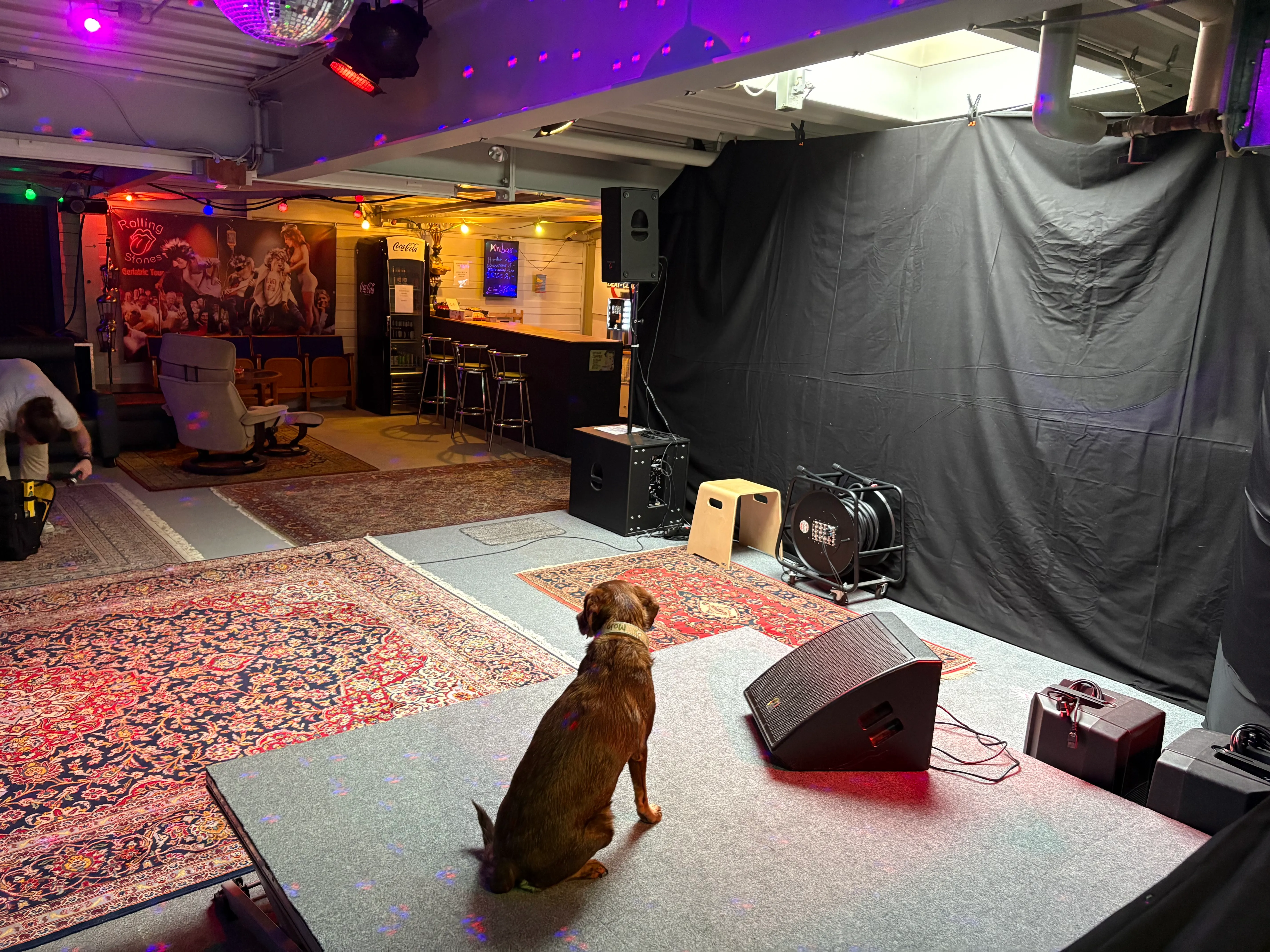 Bühne des Musiker-Flohmarkt in Rösrath